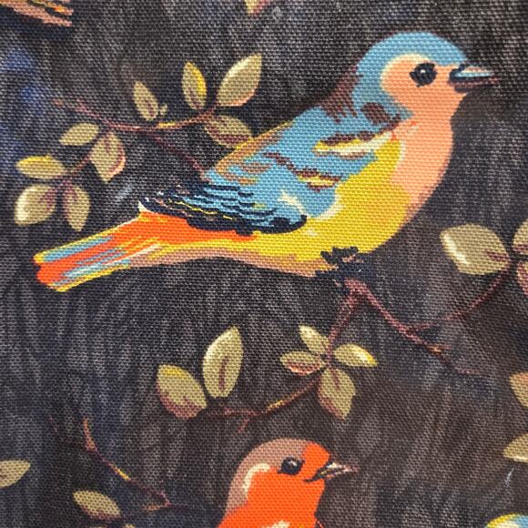 Cath Kidston London Garden Bird Motif Multicolor Oilcloth Day Bag Charming - Picture 8 of 10